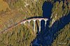 Luftaufnahme EISENBAHN/Bahnviadukt Landwasser - Foto Landwasser-ViaduktLandwasser 9663