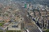 Luftaufnahme EISENBAHN/Zuerich Hauptbahnhof - Foto Bearbeitet Hauptbahnhof 0156