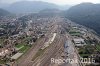 Luftaufnahme EISENBAHN/Chiasso Bahnhof - Foto Chiasso Bahnhof 8822