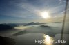 Luftaufnahme STIMMUNGEN/Ueber dem Zugersee - Foto Nebelstimmung 2032