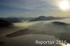 Luftaufnahme STIMMUNGEN/Ueber dem Zugersee - Foto Nebelstimmung 2036