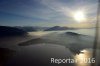 Luftaufnahme STIMMUNGEN/Ueber dem Zugersee - Foto Nebelstimmung 2040