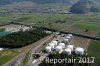 Luftaufnahme EISENBAHN/Aigle Verlade-Bahnhof Tamoil - Foto Verladebahnhof Tamoil 4775