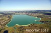 Luftaufnahme TROCKENHEIT/Trockenheit Pfaeffikersee ZH - Foto Pfaeffikersee 0508