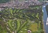 Luftaufnahme Kanton St.Gallen/Bad Ragaz/Golfplatz Bad Ragaz - Foto bearbeitet GolfplatzGolf Bad Ragaz 3282