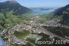 Luftaufnahme EISENBAHN/Goldau Bahnhof - Foto Goldau Bahnhof 6182