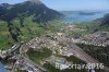 Luftaufnahme EISENBAHN/Goldau Bahnhof - Foto Goldau Bahnhof 6185