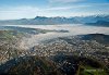 Luftaufnahme STIMMUNGEN/Luzern am Nebelmeer - Foto Bearbeitet Luzern 0750