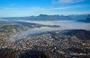 Luftaufnahme STIMMUNGEN/Luzern am Nebelmeer - Foto Bearbeitet Luzern 0753