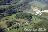 Luftaufnahme EISENBAHN/Bahnkurve bei Glovelier JU - Foto Bahn bei Glovelier 6628