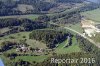 Luftaufnahme EISENBAHN/Bahnkurve bei Glovelier JU - Foto Bahn bei Glovelier 6632