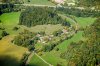 Luftaufnahme EISENBAHN/Bahnkurve bei Glovelier JU - Foto Glovelier 6623