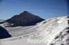 Luftaufnahme SCHNEEMANGEL/Flims-Laax - Foto Flims-Laax 9129