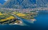 Luftaufnahme Kanton Tessin/Maggiamuendung - Foto Maggia 7176