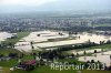 Luftaufnahme HOCHWASSER/Widnau Hochwasser 2013 - Foto Widnau 8961