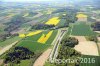 Luftaufnahme AUTOBAHNEN/A1 bei La Vounaise FR - Foto AI Vounaise 1410