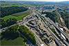 Foto 38: Ausbau der Nordumfahrung Zürich. Blick auf die Baustelle bei Affoltern.