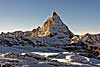 Foto 201: Das Matterhorn bei Zermatt VS .