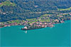 Foto 358: Iseltwald am Brienzersee mit seiner auffälligen Wasserfarbe..