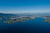 Foto 417: Vierwaldstättersee bei Luzern mit der Horwer-Halbinsel links.