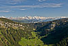 Foto 426: Grünenbergpass mit Alpenkette BE.